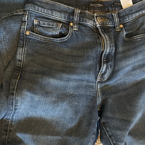 Banana Republic high rise straight 29 / 8. Blue wash - Picture 7 of 7